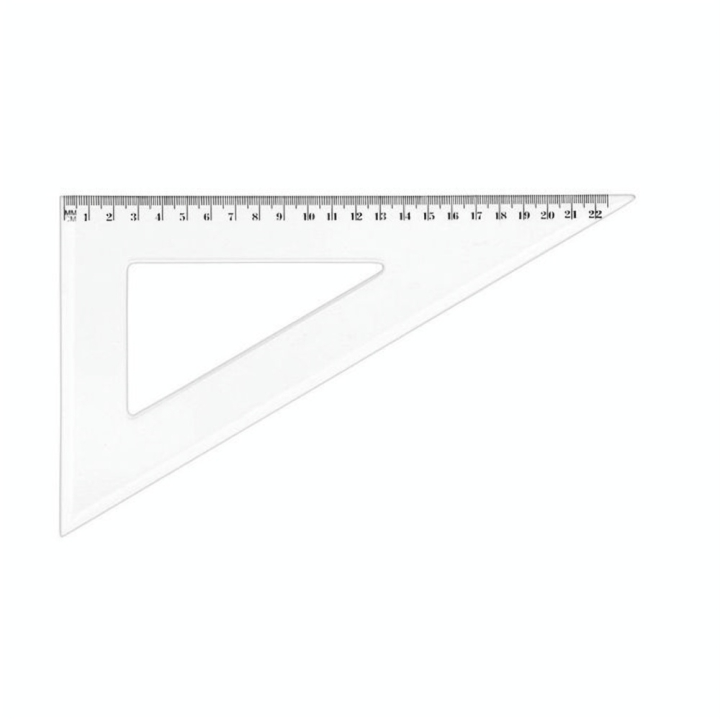 Équerre graduée en plastique 60° 22cm - Wonday - Rougier et Plé