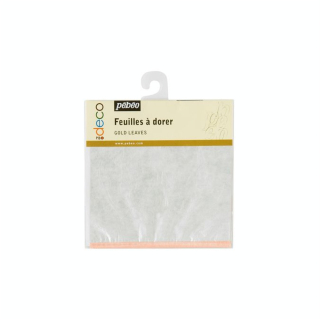 Feuille à dorer carnet de 12 - argent - Pébéo - Rougier et Plé