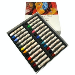 Boîte pastels à l'huile 24 couleurs universelles - Sennelier - Rougier et Plé