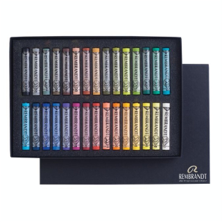 Boîte pastels secs 30 couleurs assorties - Rembrandt - Rougier et Plé
