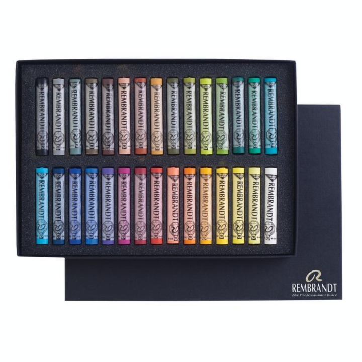 Boîte pastels secs 30 couleurs assorties - Rembrandt - Rougier et Plé