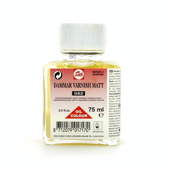 Vernis de Dammar mat pour huile 75ml - Talens - Rougier et Plé