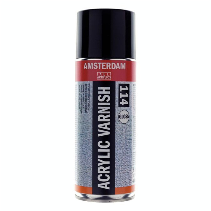 Vernis acrylique pour huile et acrylique aérosol 400ml brillant  - Amsterdam - Rougier et Plé