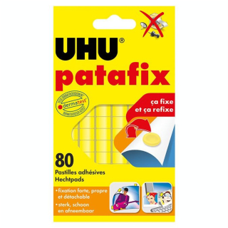 Patafix jaune 80 pastilles repositionnables - Uhu - Rougier et Plé