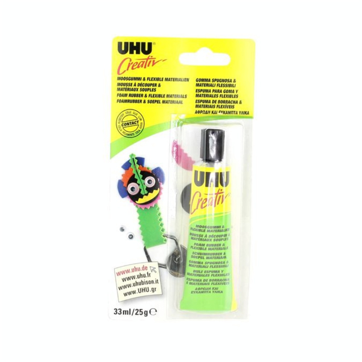 Colle creativ' mousse et materiaux souples 33ml - Uhu - Rougier et Plé