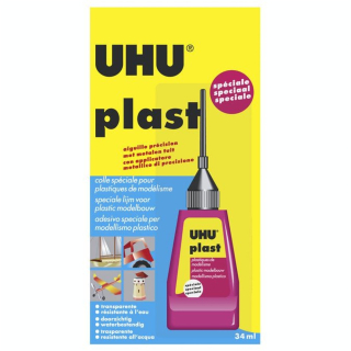 Colle de modélisme pour plastique embout extra-fin - Uhu - Rougier et Plé