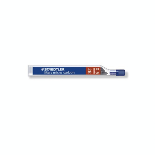 Mines graphite Mars Micro Carbon 0.5mm étui de 12 dureté 2B - Staedtler - Rougier et Plé