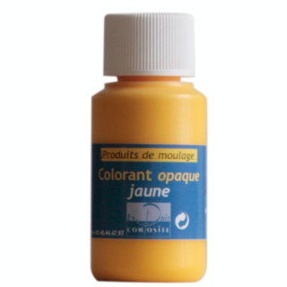 Colorant liquide opaque pour résine 100g jaune - Esprit Composite - Rougier et Plé