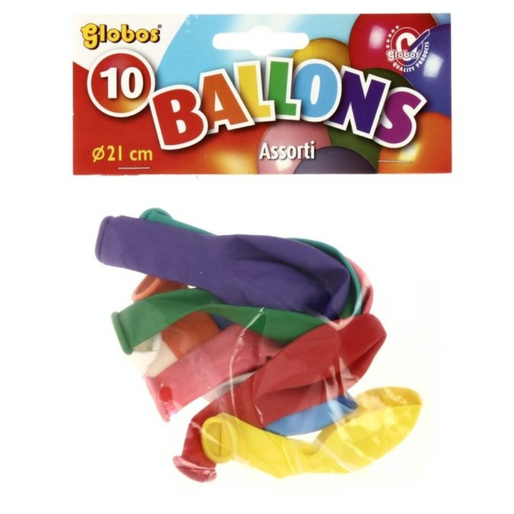 Ballons de baudruche set de 10 assortis - Divers - Rougier et Plé