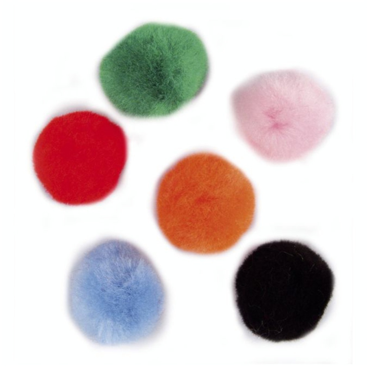Pompons 15 mm Set de 60 assortis - Rayher - Rougier et Plé