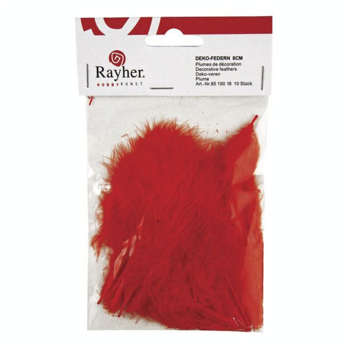 Plume décorative 8cm sachet de 10 - Rayher - Rougier et Plé