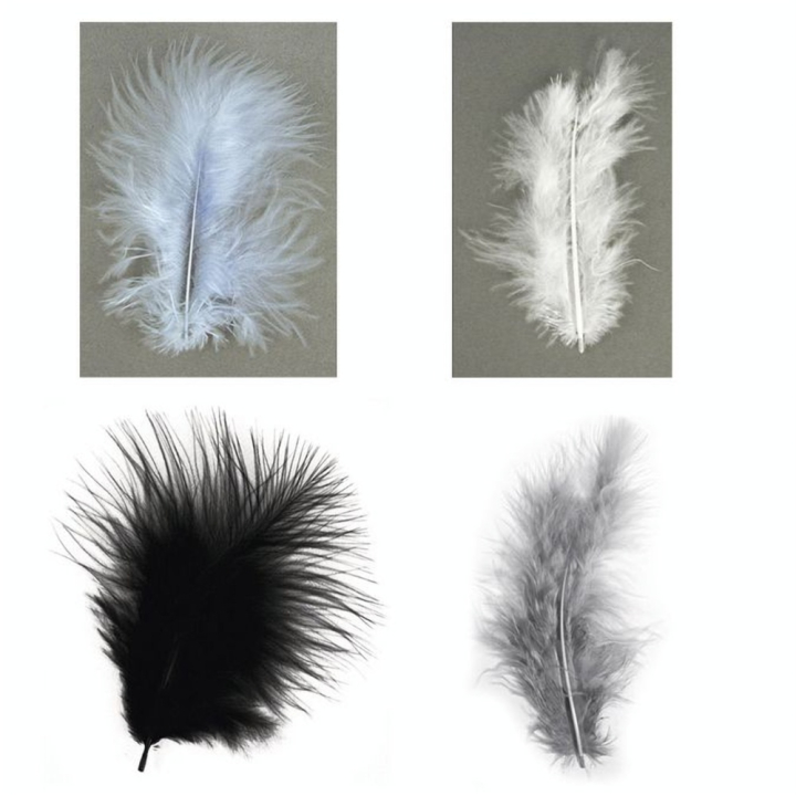 Plume décorative 8cm sachet de 10 - Rayher - Rougier et Plé