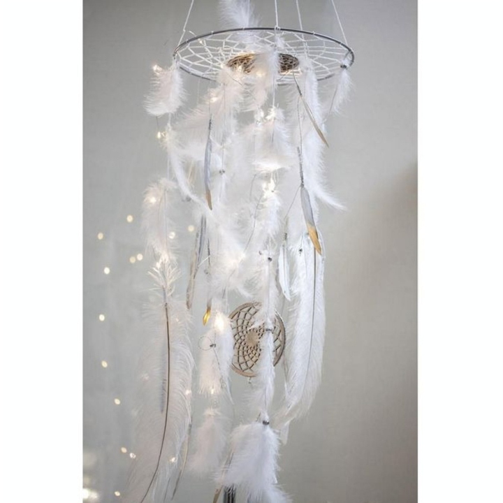 Plume d'autruche 30 cm Blanc - Rayher - Rougier et Plé