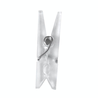 Pinces à linge en plastique transparent 29mm set de 16 - Rayher - Rougier et Plé