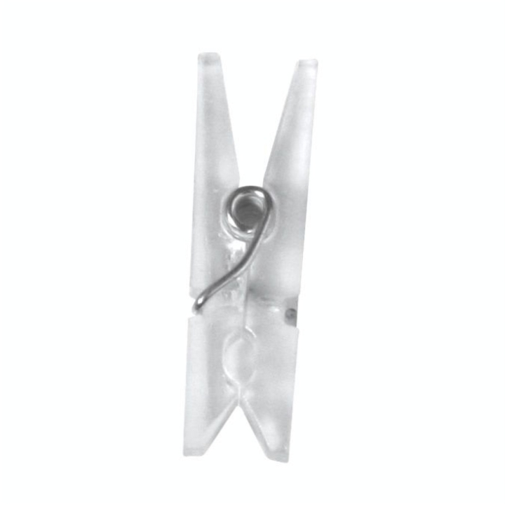 Pinces à linge en plastique transparent 29mm set de 16 - Rayher - Rougier et Plé