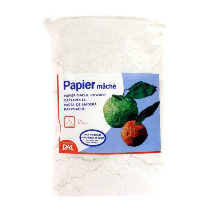 Poudre à papier mâché 1kg - Das - Rougier et Plé