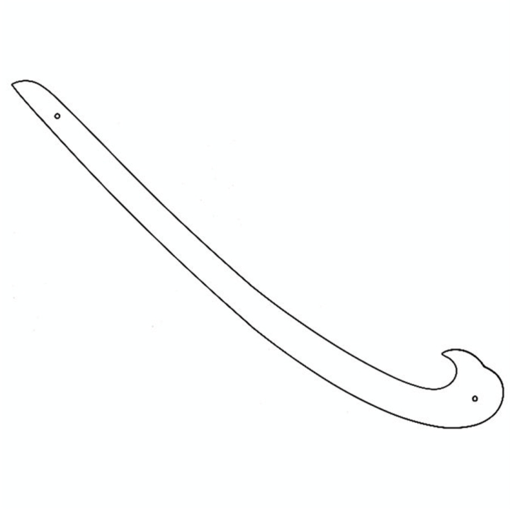 Curvigraphe en altuglas 70cm - Graphoplex - Rougier et Plé