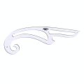 Curvigraphe en altuglas 41,5cm - Graphoplex - Rougier et Plé