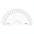 Rapporteur ½ cercle graduation en degrés ø 10cm - Graphoplex - Rougier et Plé