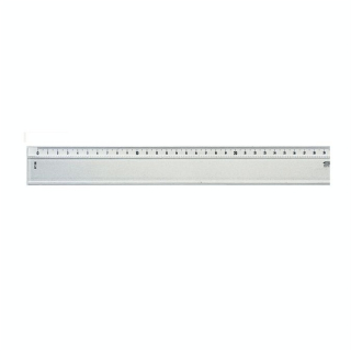 Règle transparente 1 biseau 40cm - Graphoplex - Rougier et Plé