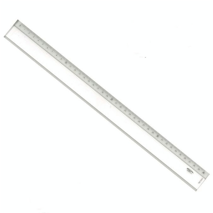 Règle transparente 1 biseau 40cm - Graphoplex - Rougier et Plé