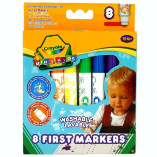 Mes premiers feutres de coloriage étui de 8 - Crayola - Rougier et Plé
