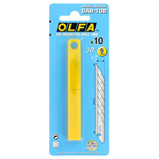 Lames de rechange pour cutter 9 mm set de 10 - Olfa - Rougier et Plé