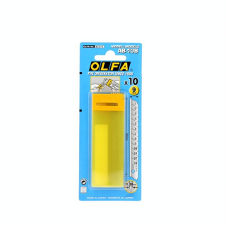 Lames de rechange pour modèle ASB10 9 mm Set de 10 - Olfa - Rougier et Plé