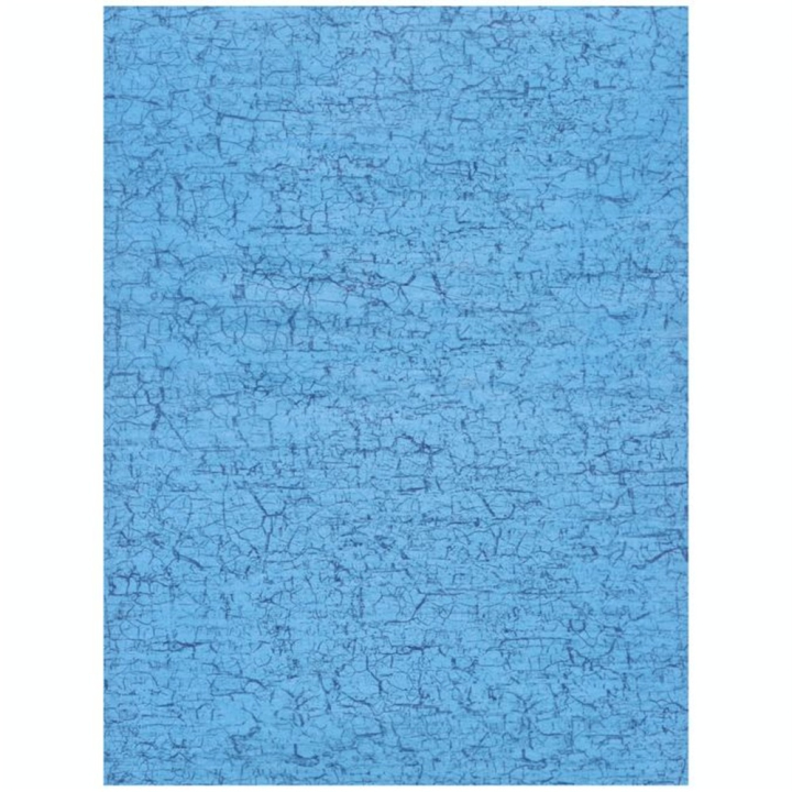 Papier 30 x 40cm 302 faux uni turquoise - Décopatch - Rougier et Plé