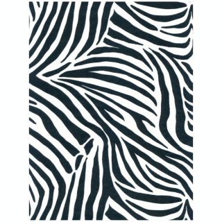 Papier 30 x 40cm 429 zèbre blanc 2 - Décopatch - Rougier et Plé