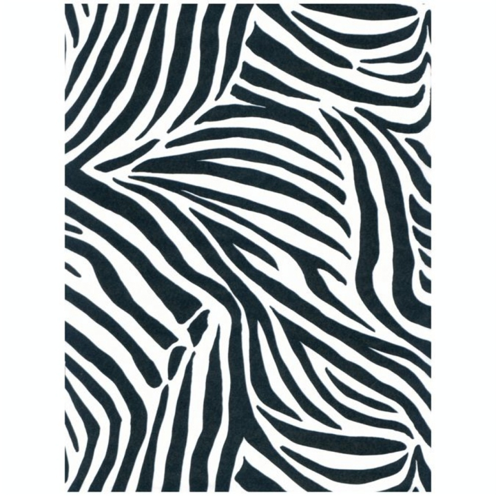 Papier 30 x 40cm 429 zèbre blanc 2 - Décopatch - Rougier et Plé