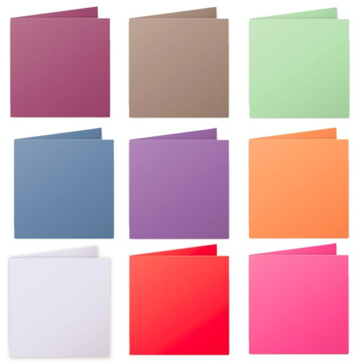 Carte pliée faire part Pollen 210g 135 x 135mm par 25 - Clairefontaine - Rougier et Plé