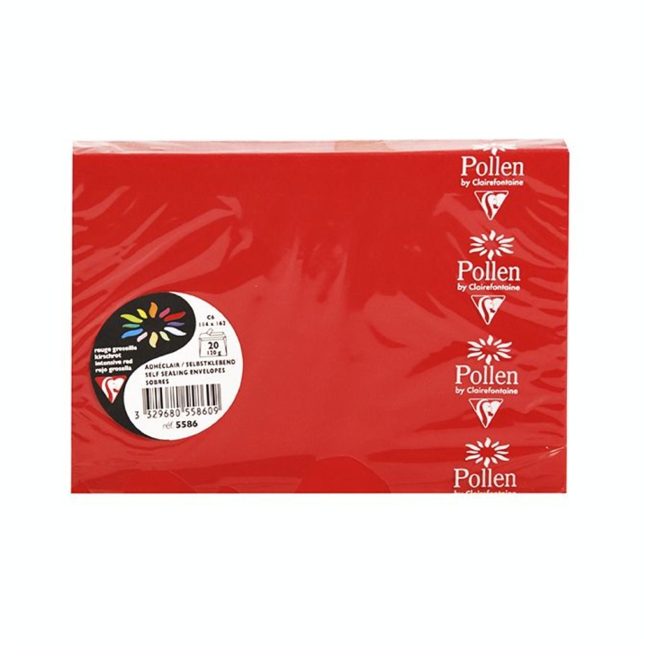 Enveloppe faire part Pollen 120g 114 x 162mm par 20 - Clairefontaine - Rougier et Plé
