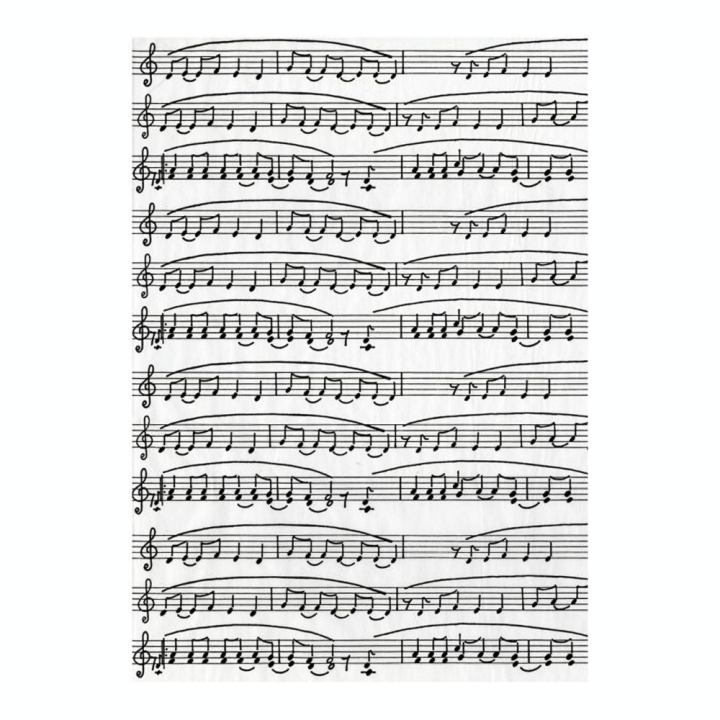 Papier 30 x 40cm 468 partition musique - Décopatch - Rougier et Plé