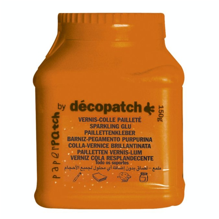Vernis-colle pailleté 150g - Décopatch - Rougier et Plé