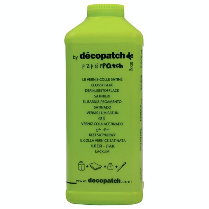 Vernis-colle satiné 600 g - Décopatch - Rougier et Plé