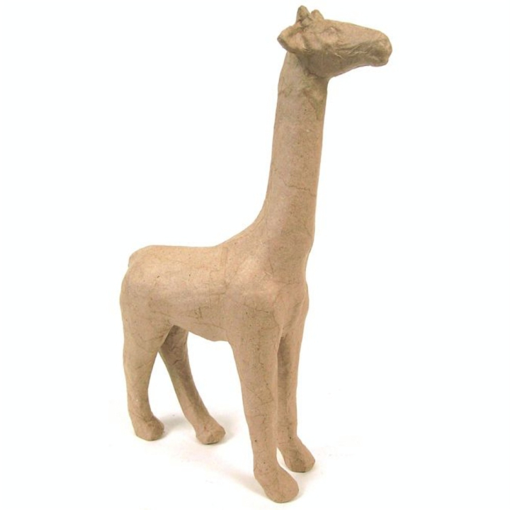 Objet en papier mâché girafe - Décopatch - Rougier et Plé
