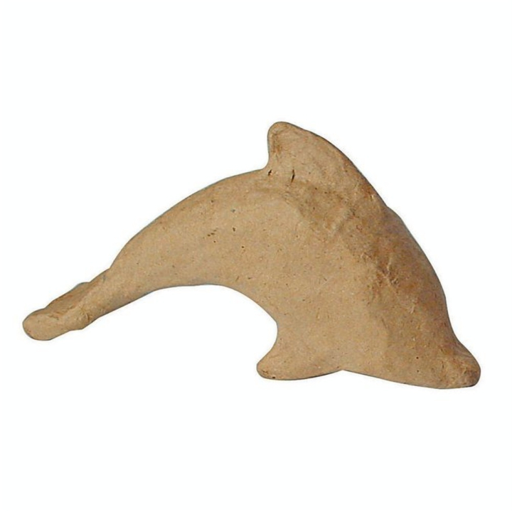 Objet en papier mâché petit dauphin - Décopatch - Rougier et Plé