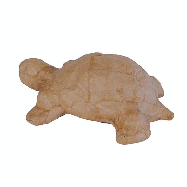Objet en papier mâché petite tortue - Décopatch - Rougier et Plé