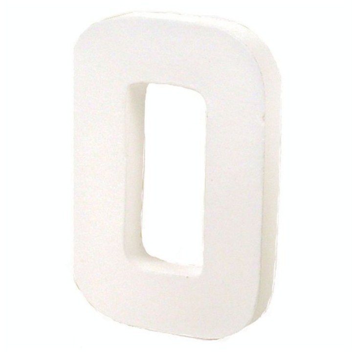 Lettre en papier mâché 12cm O - Décopatch - Rougier et Plé