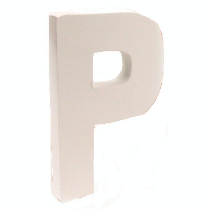 Lettre en papier mâché 12cm P - Décopatch - Rougier et Plé