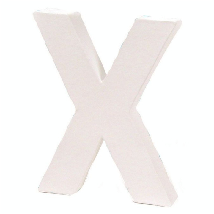 Lettre en papier mâché 12cm X - Décopatch - Rougier et Plé