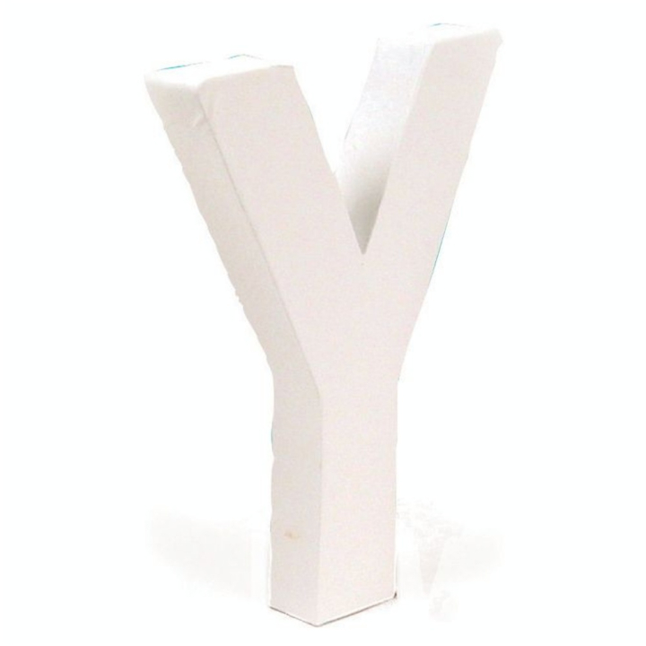 Lettre en papier mâché 12cm Y - Décopatch - Rougier et Plé