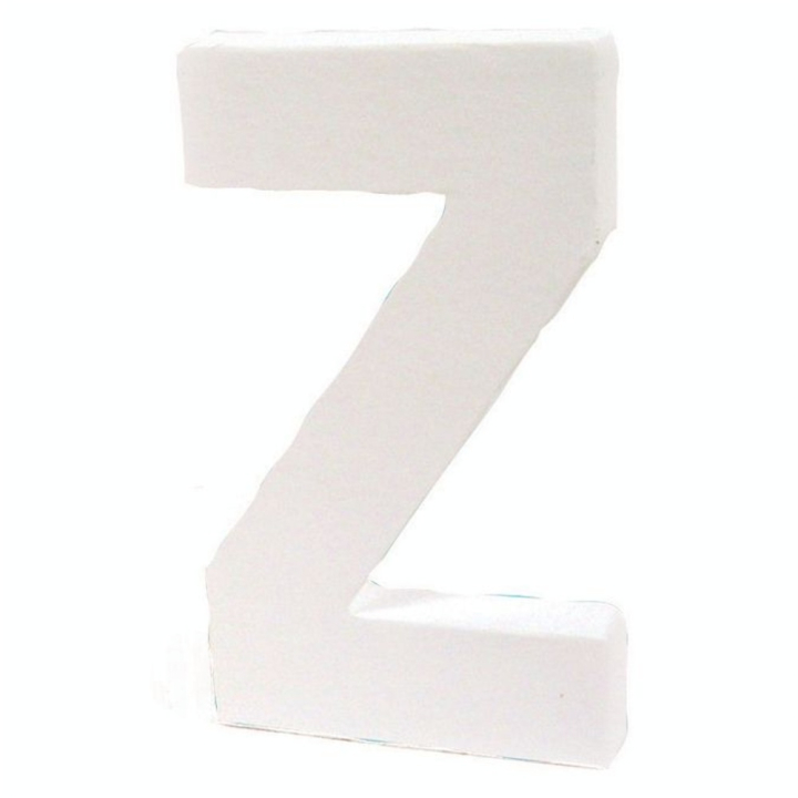 Lettre en papier mâché 12cm Z - Décopatch - Rougier et Plé