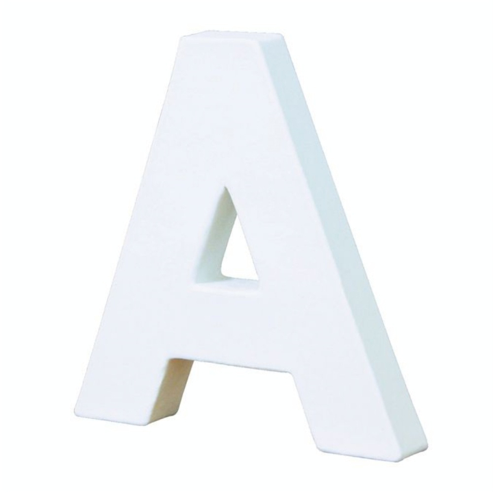 Lettre en papier mâché 20.5cm A - Décopatch - Rougier et Plé
