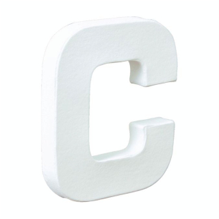 Lettre en papier mâché 20.5cm C - Décopatch - Rougier et Plé