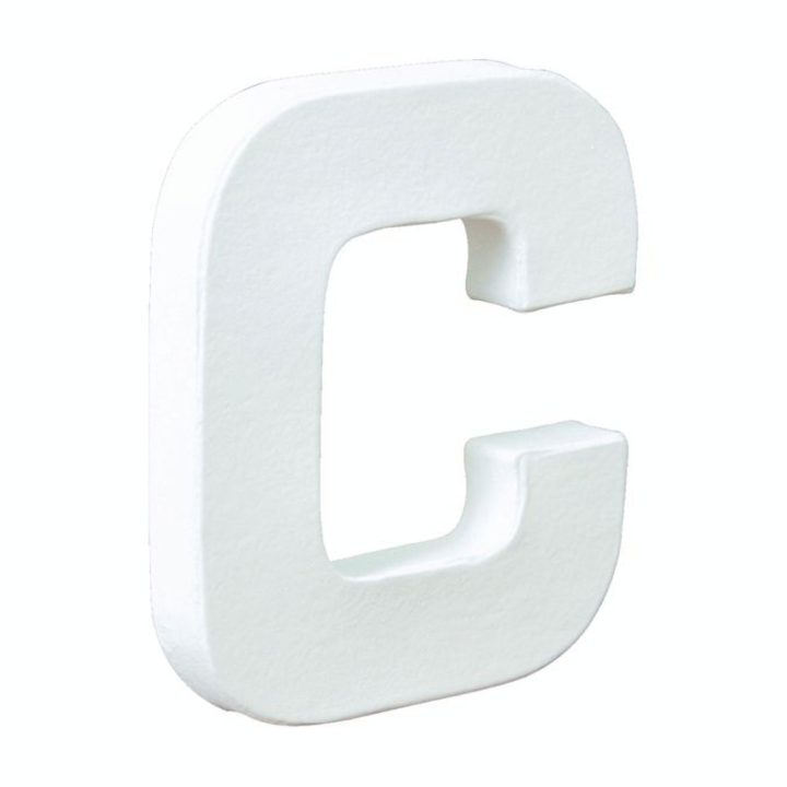 Lettre en papier mâché 20.5cm C - Décopatch - Rougier et Plé
