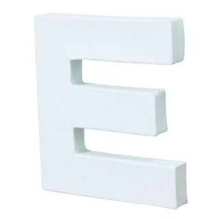 Lettre en papier mâché 20.5cm E - Décopatch - Rougier et Plé
