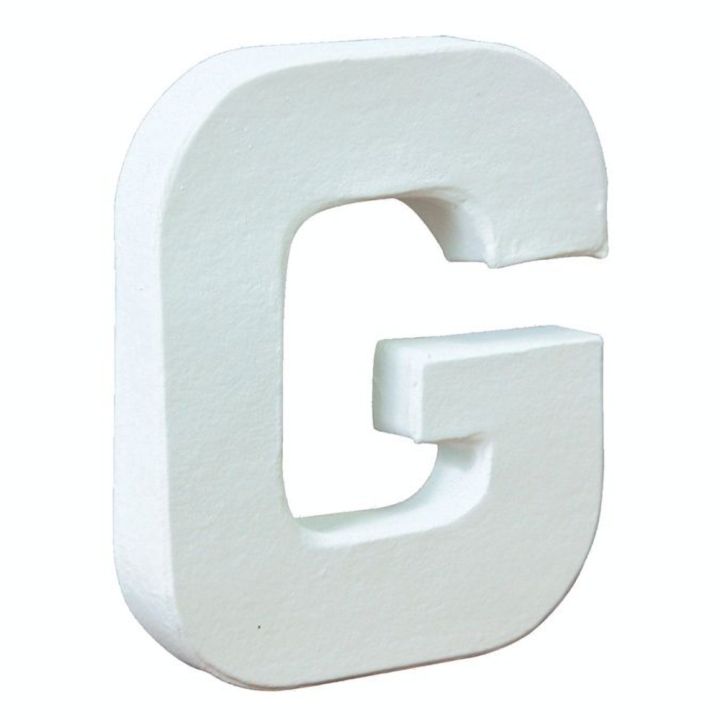 Lettre en papier mâché 20.5cm G - Décopatch - Rougier et Plé