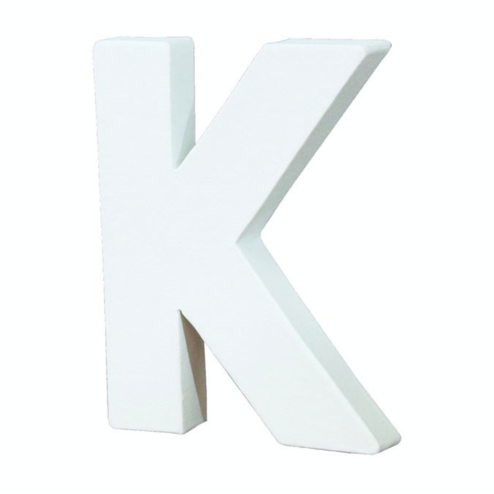 Lettre en papier mâché 20.5cm K - Décopatch - Rougier et Plé